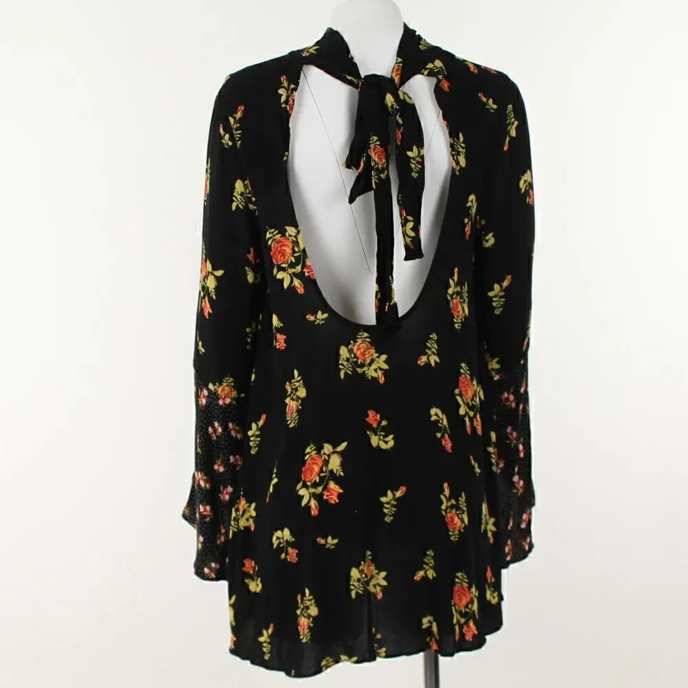 Free People Black Combo Tate Tunic - Picture 4 of 5